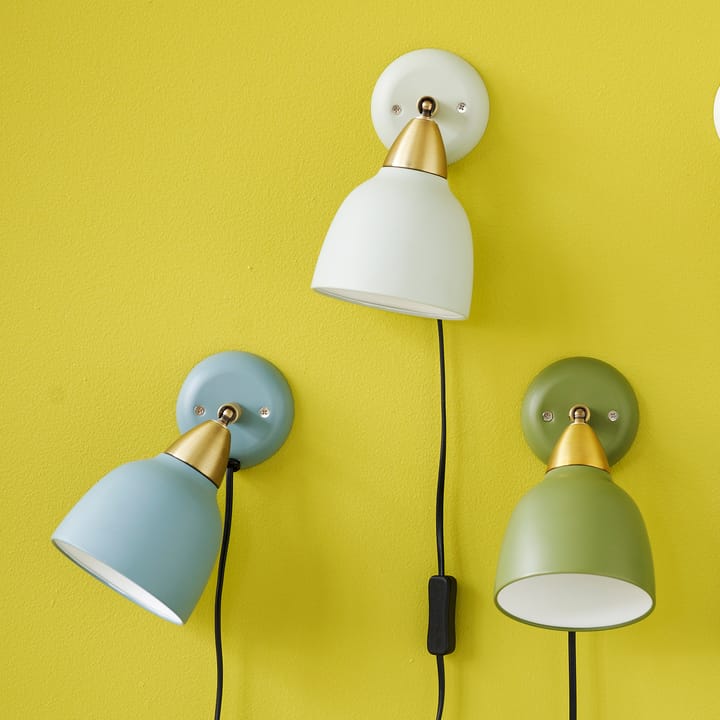 Urban muurlamp korte arm, Matt olive (groen) Superliving