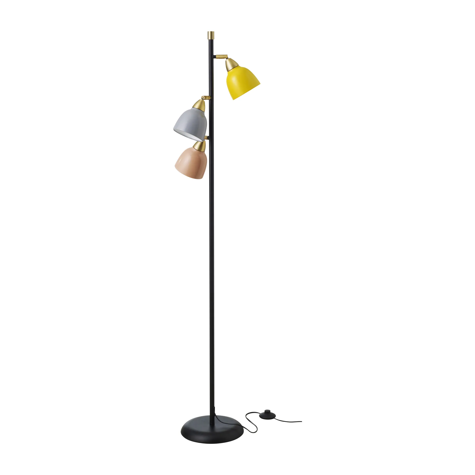 Urban Triple vloerlamp, Black-Multi Superliving