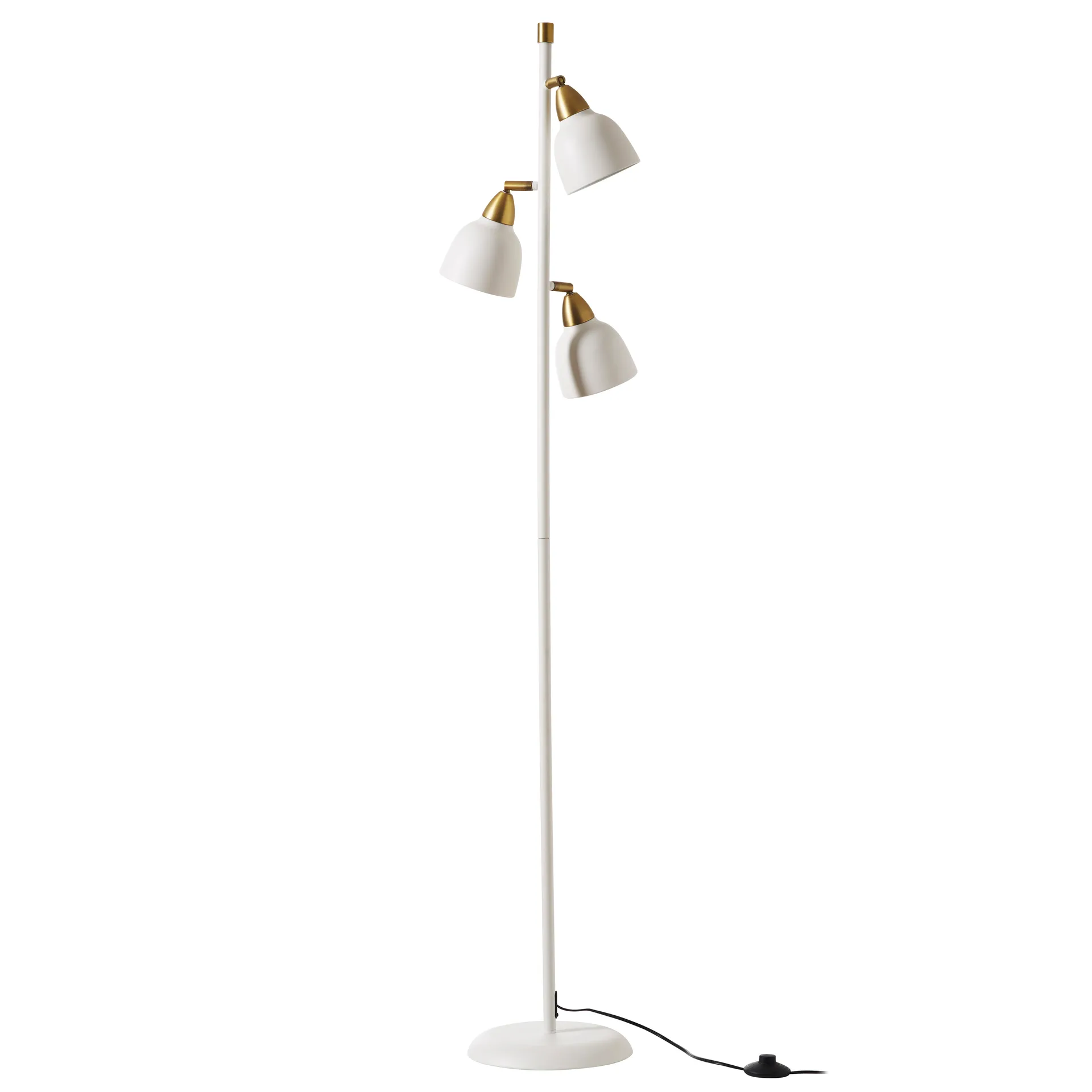 Urban Triple vloerlamp, Matt whisper white Superliving