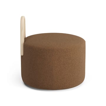 Amstelle medium poef met wieltjes Es natuurlijke lak - Main Line Flax 15 - Swedese
