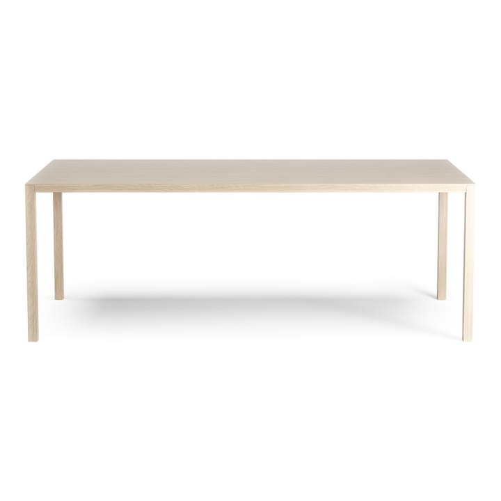 Bespoke tafel 90 x 200cm, Eik wit gepigmenteerd Swedese