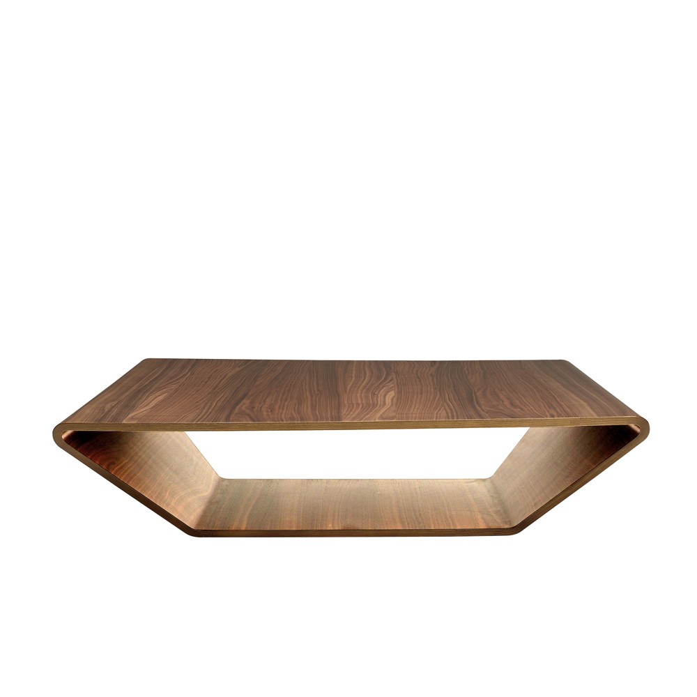 Swedese Brasilia salontafel walnoothout natuurlak, 120x120 cm