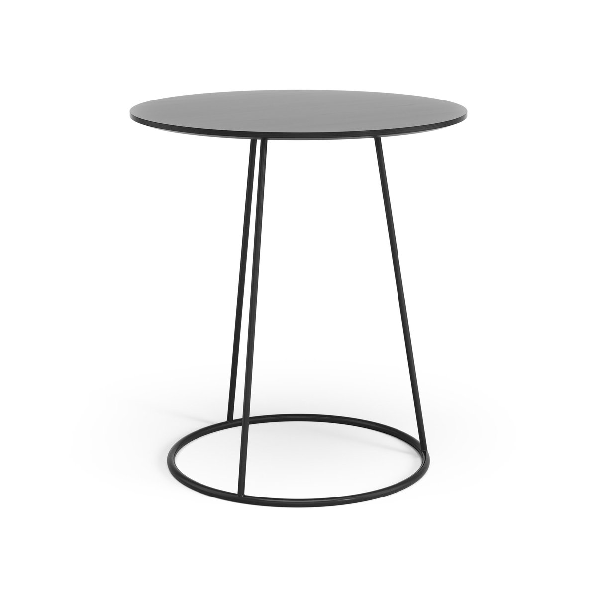 Swedese Breeze tafel glad oppervlak Ø46cm zwart