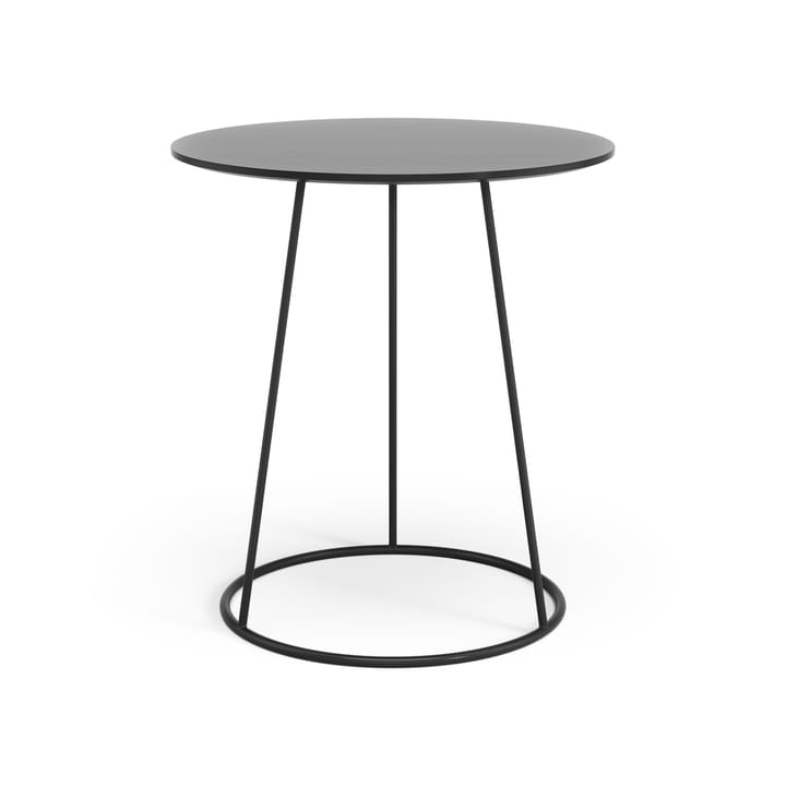 Breeze tafel glad oppervlak Ø46cm, zwart Swedese