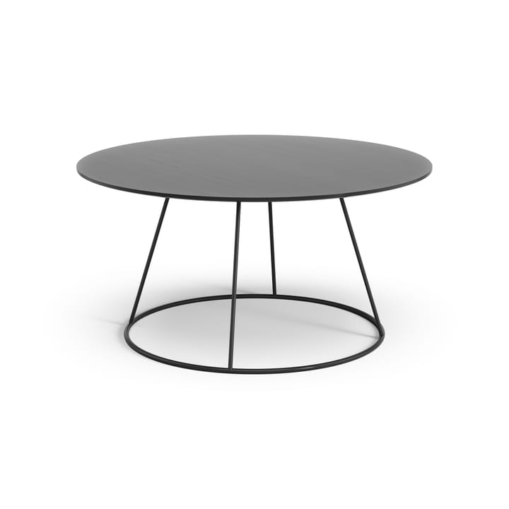 Breeze tafel glad oppervlak Ø80cm, zwart Swedese