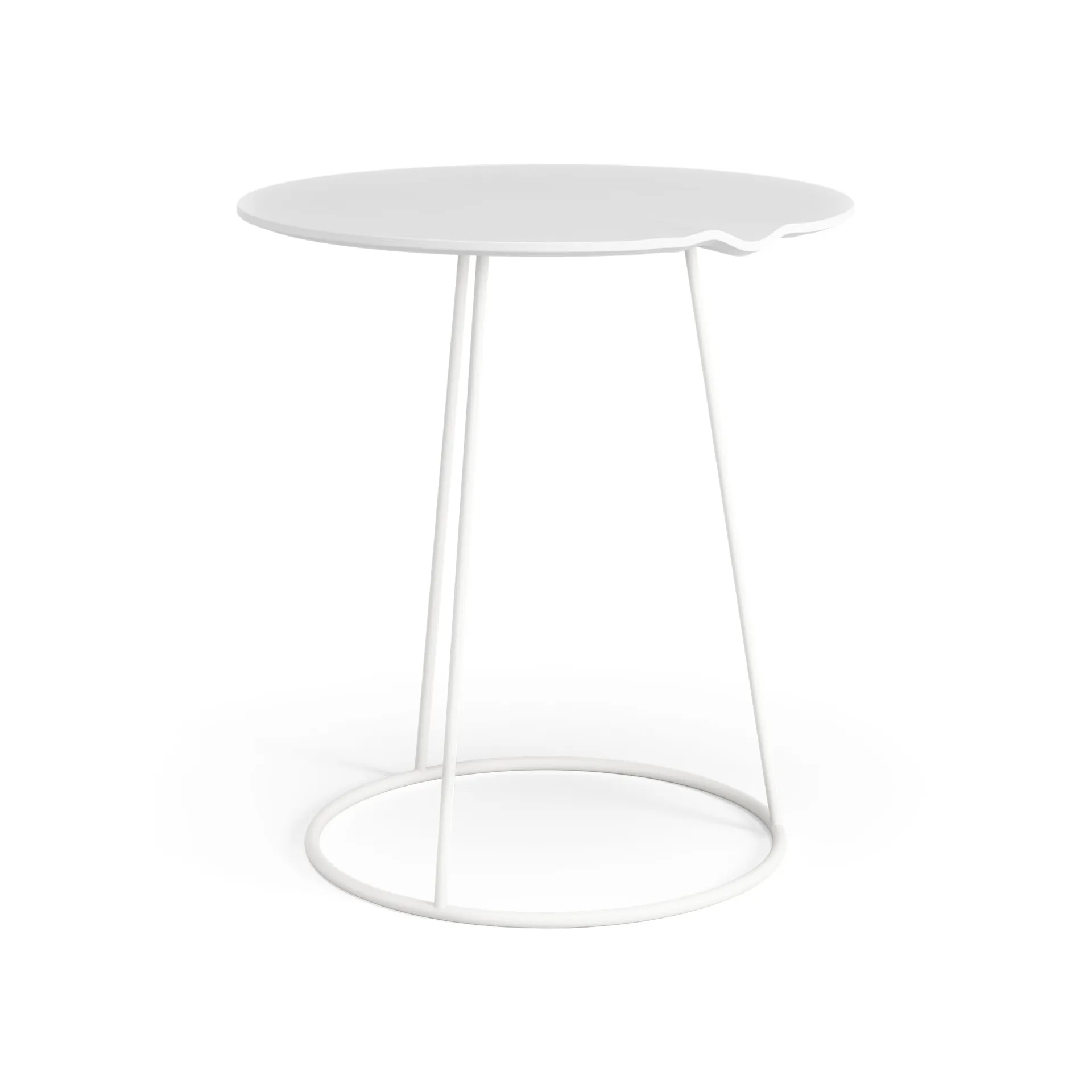 Breeze tafel golvend Ø46cm, wit Swedese