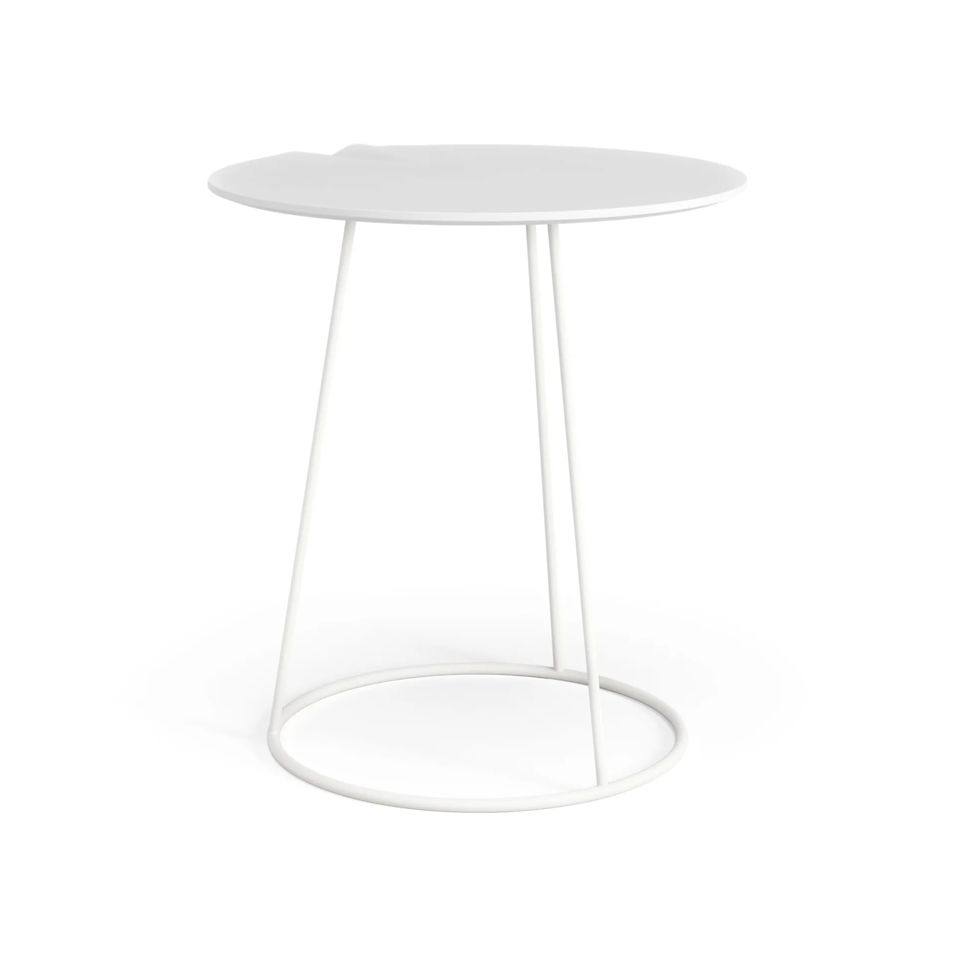 Breeze tafel golvend Ø46cm, wit Swedese