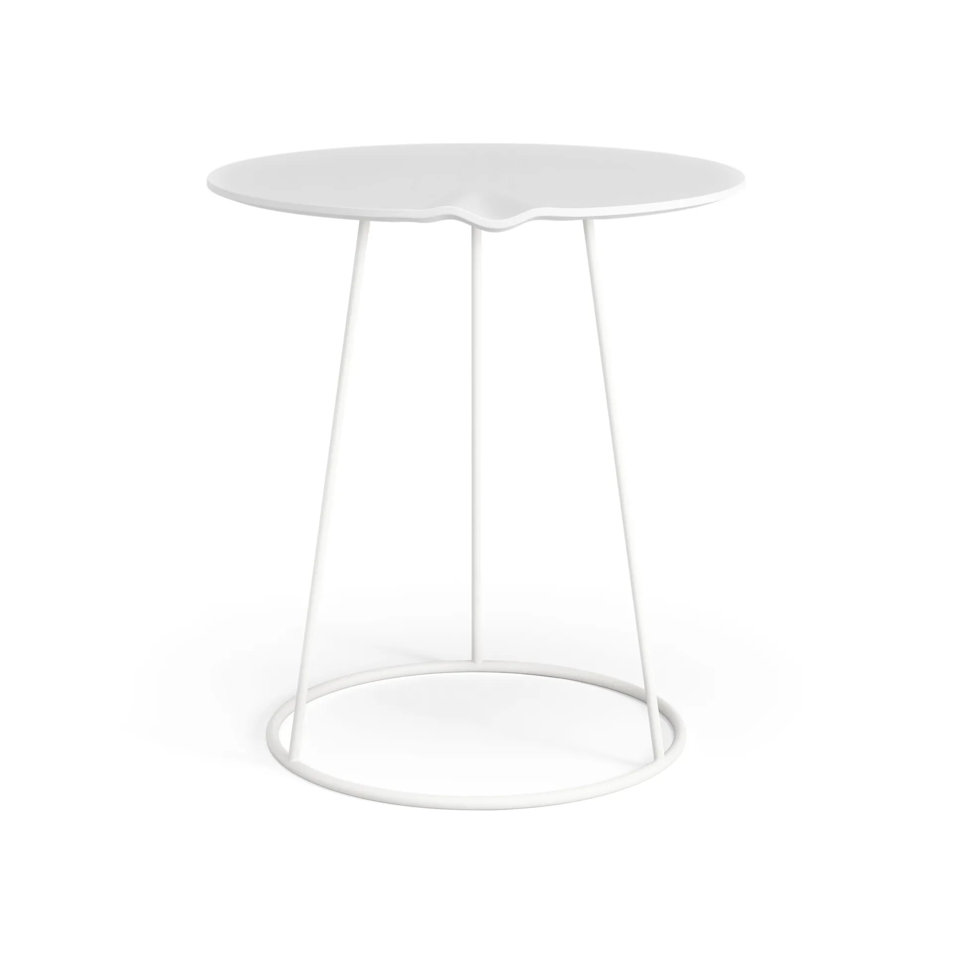 Breeze tafel golvend Ø46cm, wit Swedese