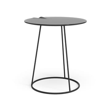 Breeze tafel golvend Ø46cm - zwart - Swedese