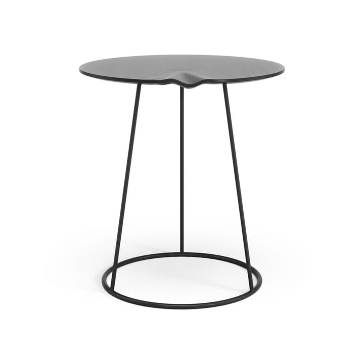 Breeze tafel golvend Ø46cm, zwart Swedese