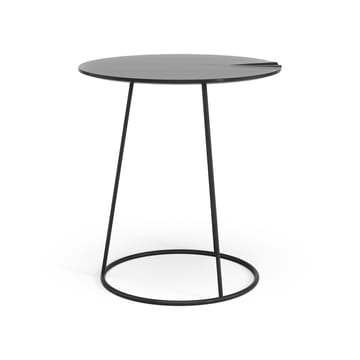 Breeze tafel golvend Ø46cm - zwart - Swedese