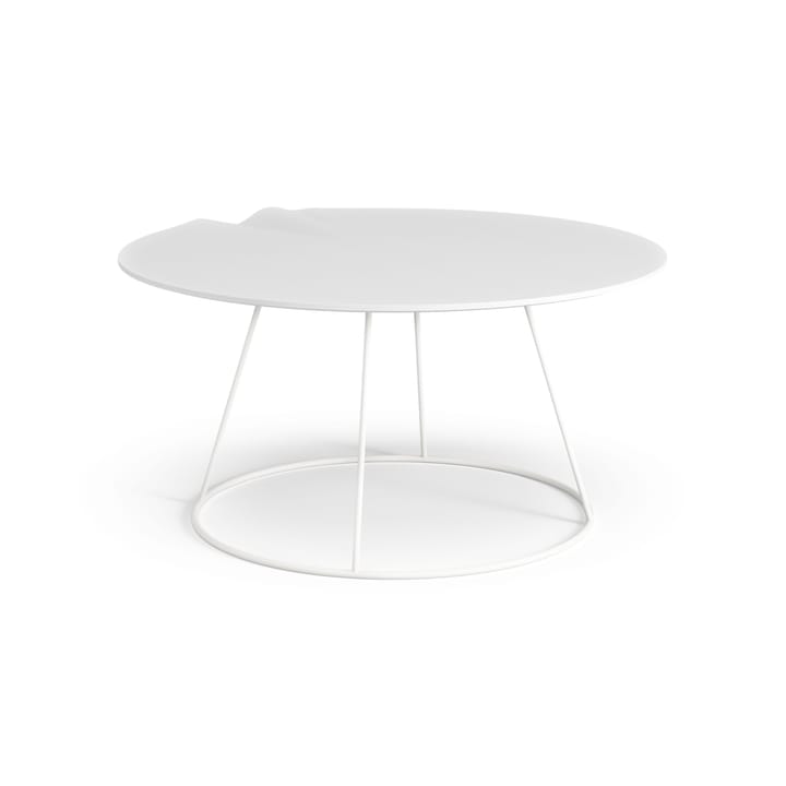 Breeze tafel golvend Ø80cm, wit Swedese