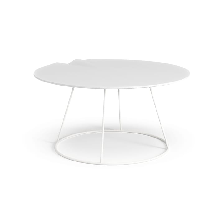 Breeze tafel golvend Ø80cm - wit - Swedese