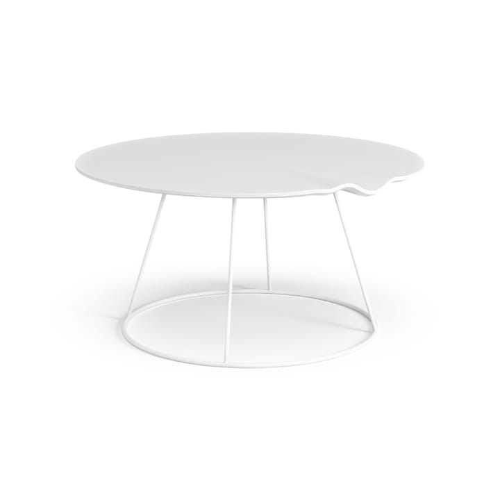 Breeze tafel golvend Ø80cm - wit - Swedese