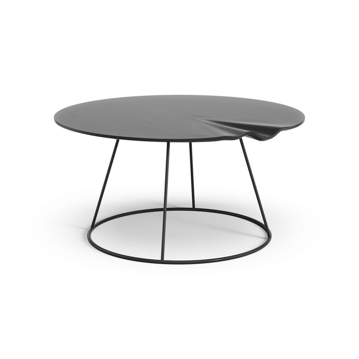 Breeze tafel golvend Ø80cm - zwart - Swedese