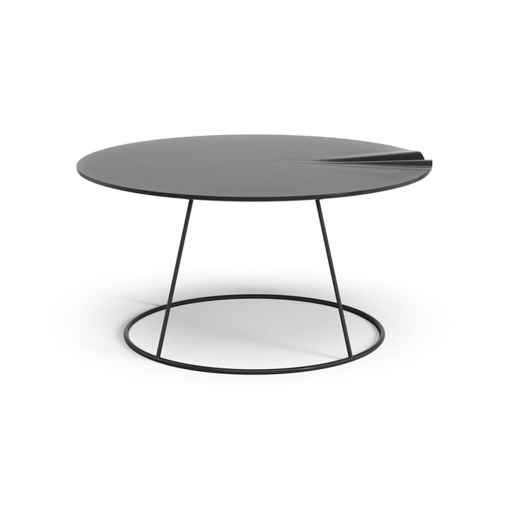 Breeze tafel golvend Ø80cm, zwart Swedese