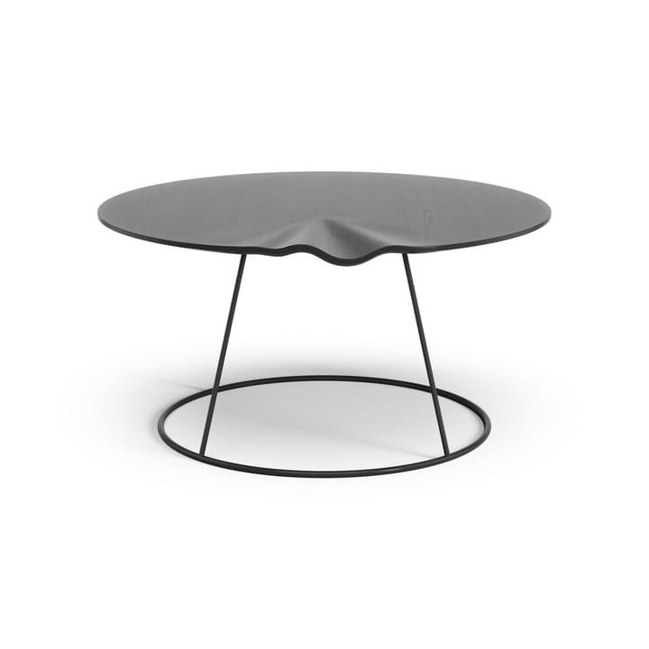 Breeze tafel golvend Ø80cm, zwart Swedese