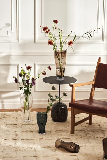 Caryngo fauteuil - Geolied eikenhout-leer roodbruin - Swedese