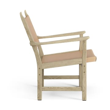 Caryngo fauteuil - Naturelgelakt eikenhout-leer naturel - Swedese