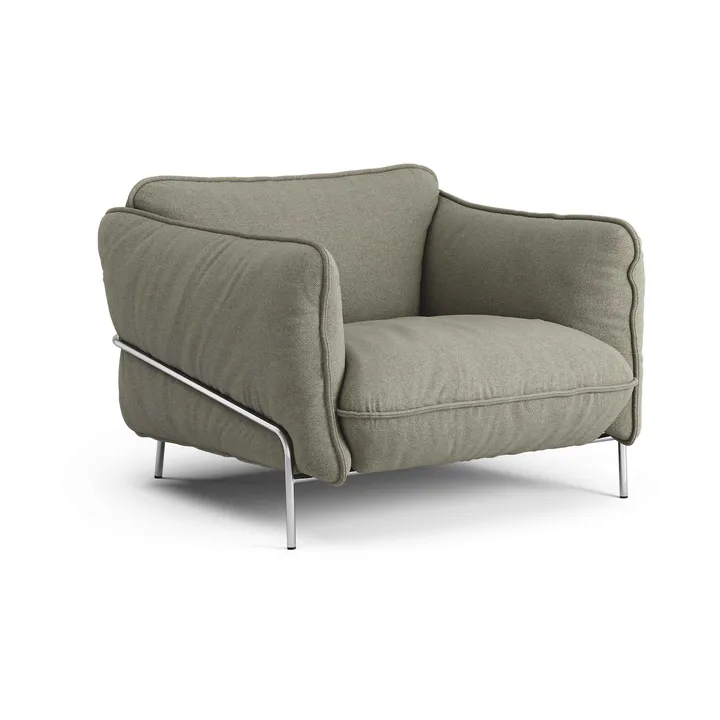 Continental fauteuil - Sealife Green/black-verchroomdstaal - Swedese