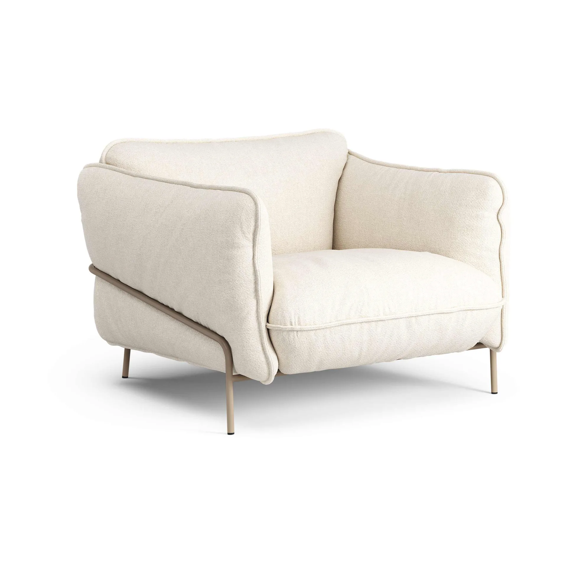 Continental fauteuil, Sealife Ivory/sand-nutmeg Swedese