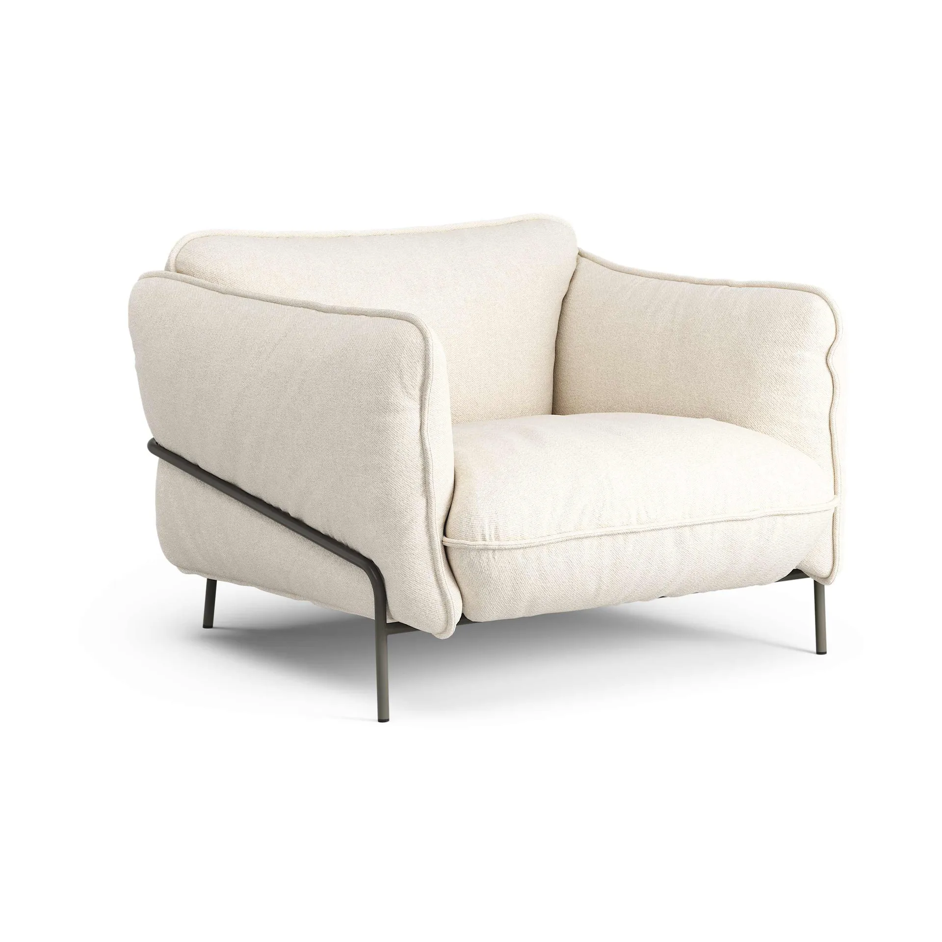 Continental fauteuil, Sealife Ivory/sand-orkangrijs Swedese