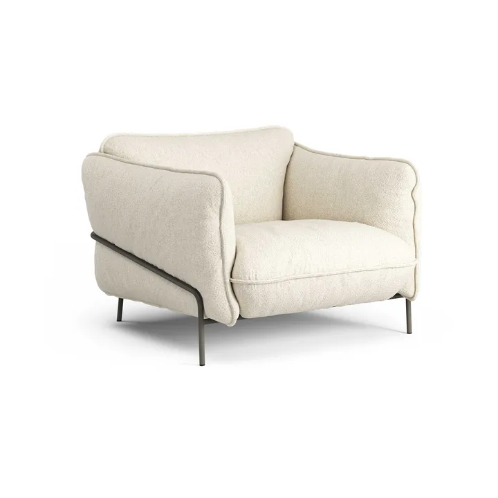 Continental fauteuil - Wave Champagne-orkangrijs - Swedese