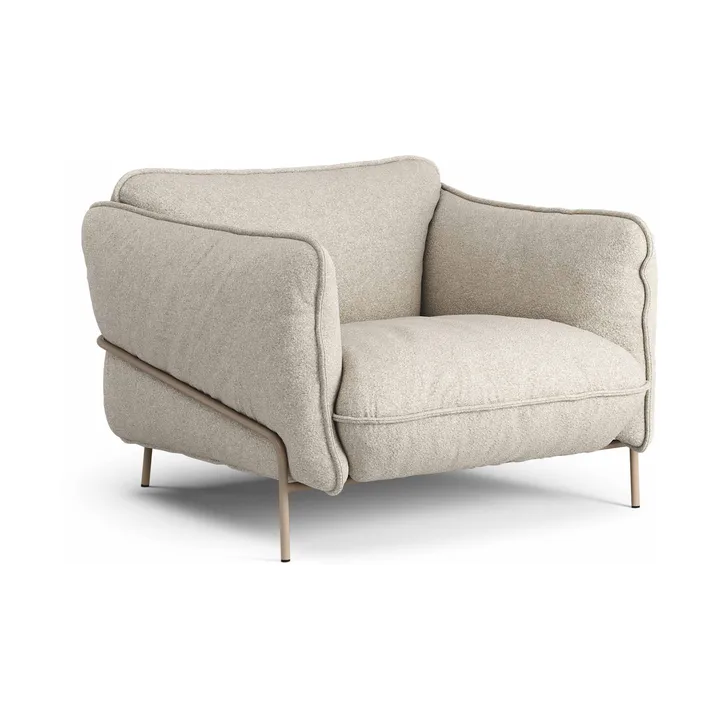 Continental fauteuil - Wave Sand-nutmeg - Swedese