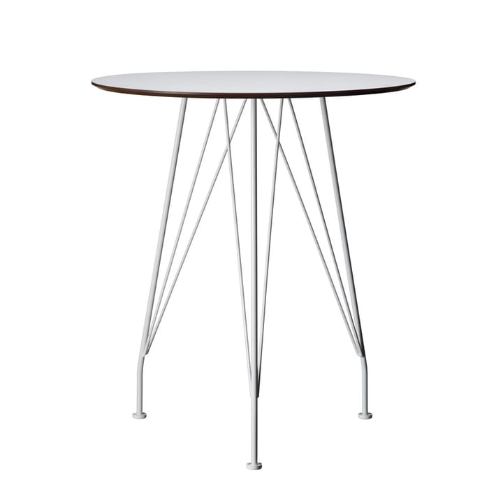 Desirée cafétafel - wit, ø64cm, witgelakt onderstel - Swedese