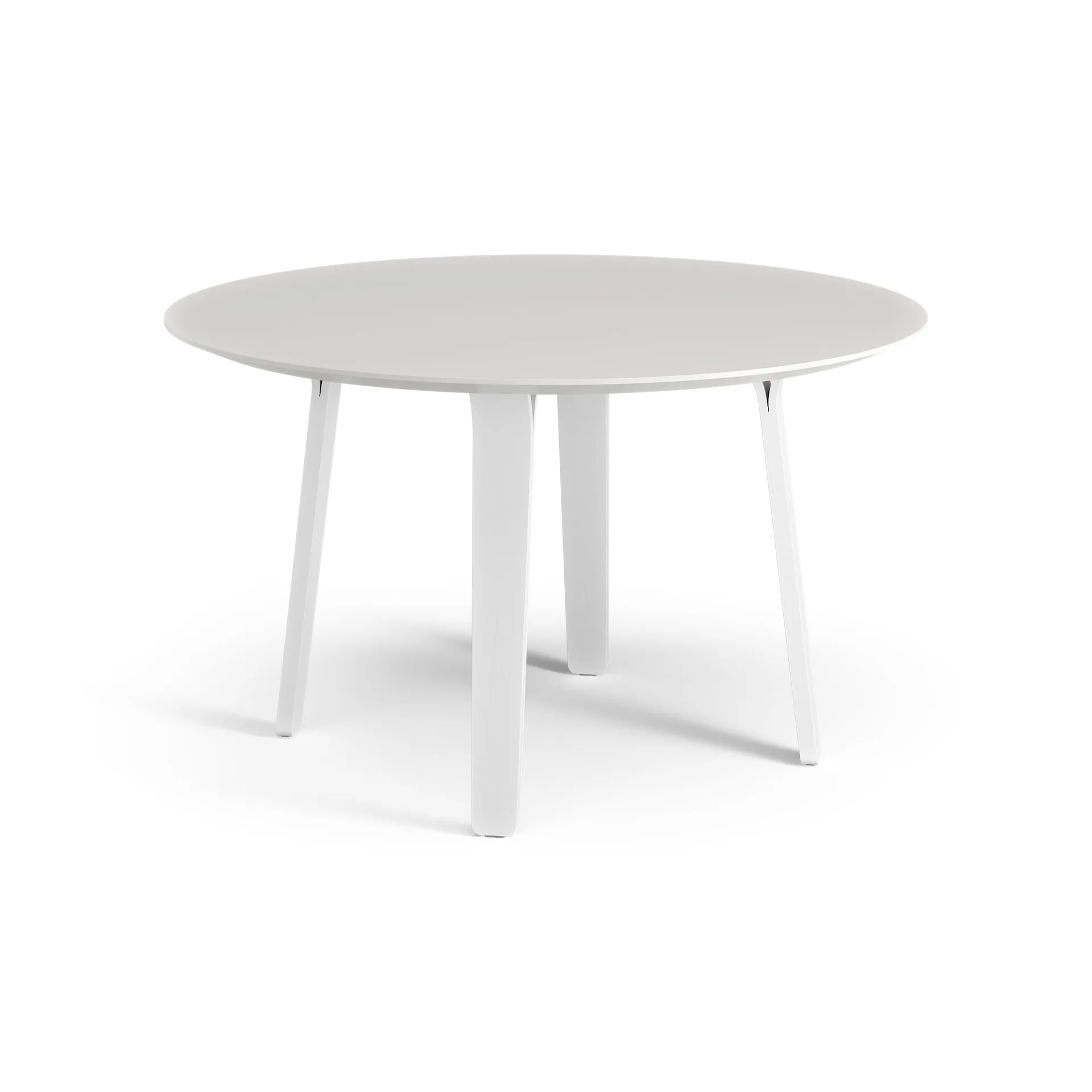 Divido tafel Ø120cm, Es wit glanzend Swedese