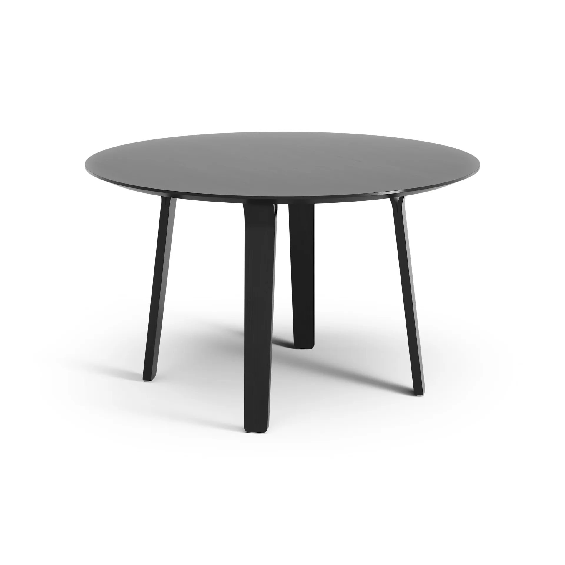 Divido tafel Ø120cm, Es zwart glanzend Swedese