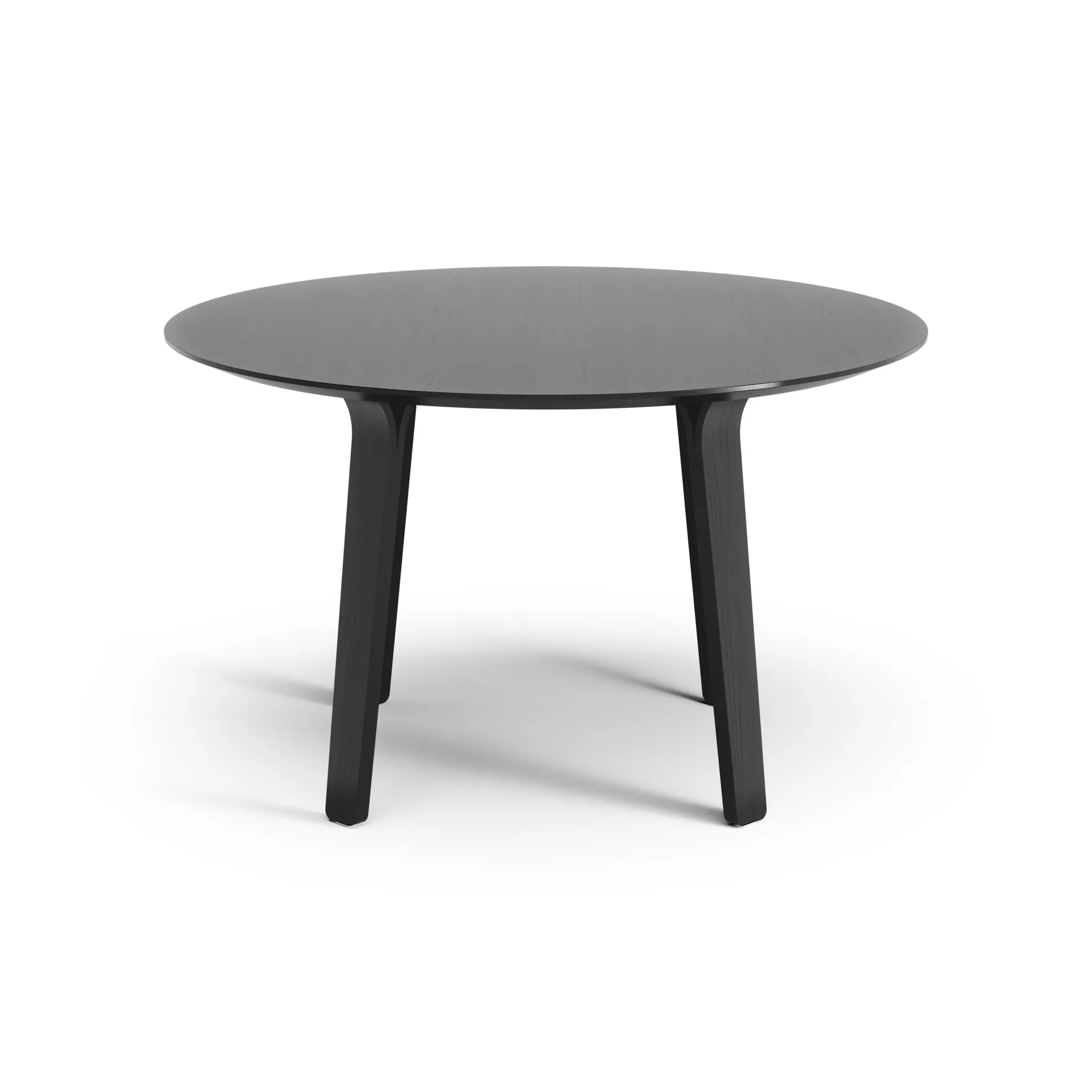 Divido tafel Ø120cm, Es zwart glanzend Swedese