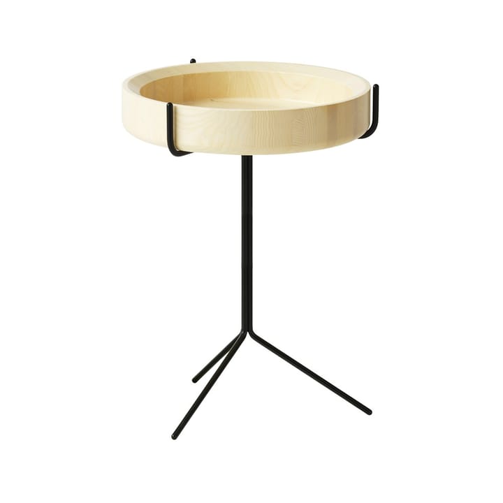 Drum tafel - natuurlak-h.56cm-zwart onderstel - Swedese