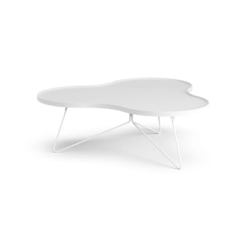 Flower mono tafel 107 x 114cm - H39 cm Es wit glanzend - Swedese