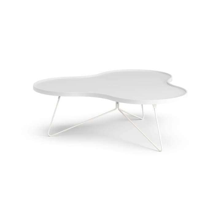 Flower mono tafel 107 x 114cm, H39 cm Es wit glanzend Swedese