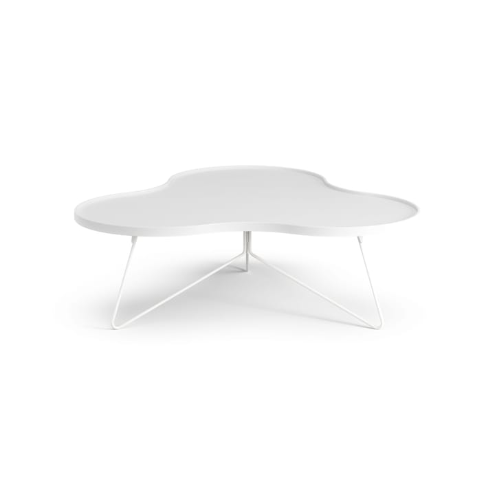 Flower mono tafel 107 x 114cm, H39 cm Es wit glanzend Swedese