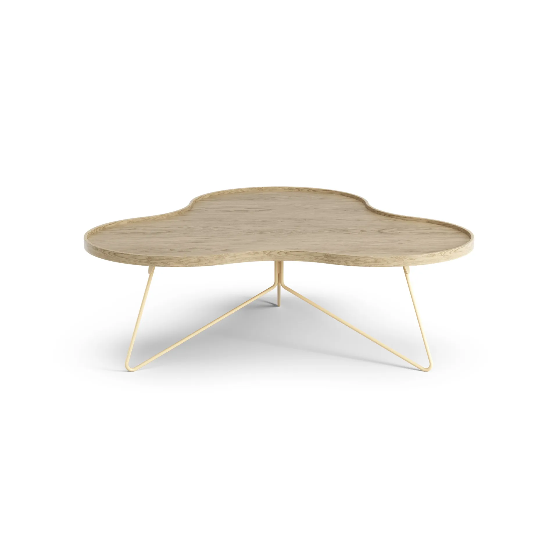Flower mono tafel 107 x 114cm, H39cm Eik gelakt Swedese