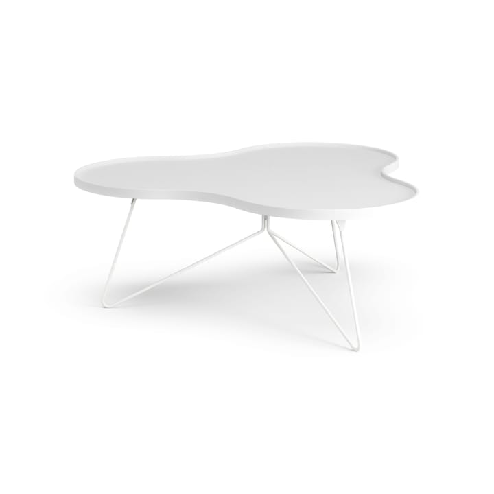 Flower mono tafel 107 x 114cm - H45 cm Es wit glanzend - Swedese