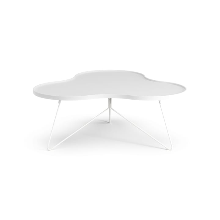 Flower mono tafel 107 x 114cm, H45 cm Es wit glanzend Swedese