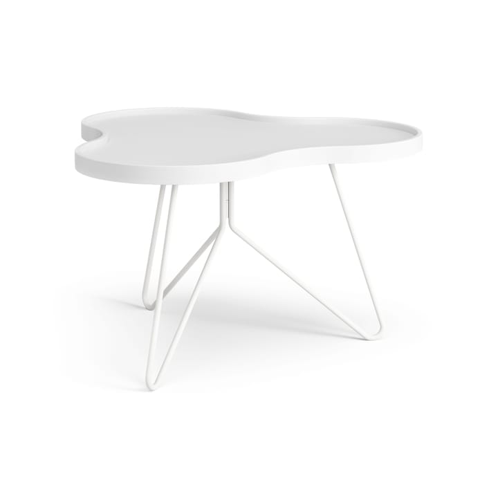 Flower mono tafel 62 x 66cm - H39 cm Es wit glanzend - Swedese