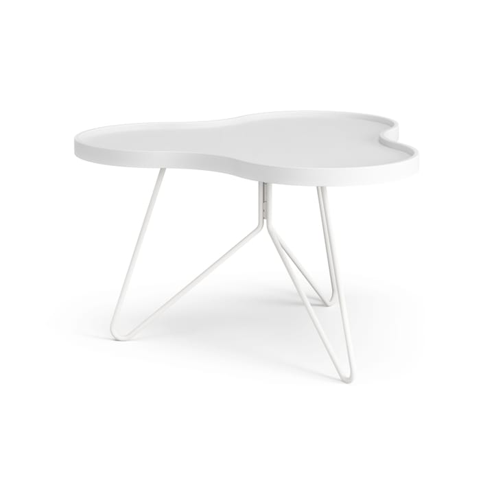 Flower mono tafel 62 x 66cm - H39 cm Es wit glanzend - Swedese