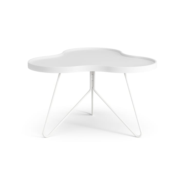 Flower mono tafel 62 x 66cm - H39 cm Es wit glanzend - Swedese