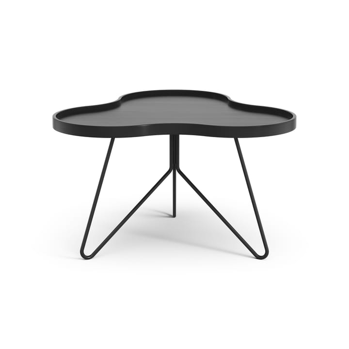 Flower mono tafel 62 x 66cm, H39 cm Es zwart glanzend Swedese