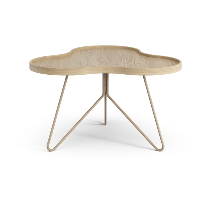 Flower mono tafel 62 x 66cm, H39 Gelakt eiken-nutmeg RAL1019 Swedese