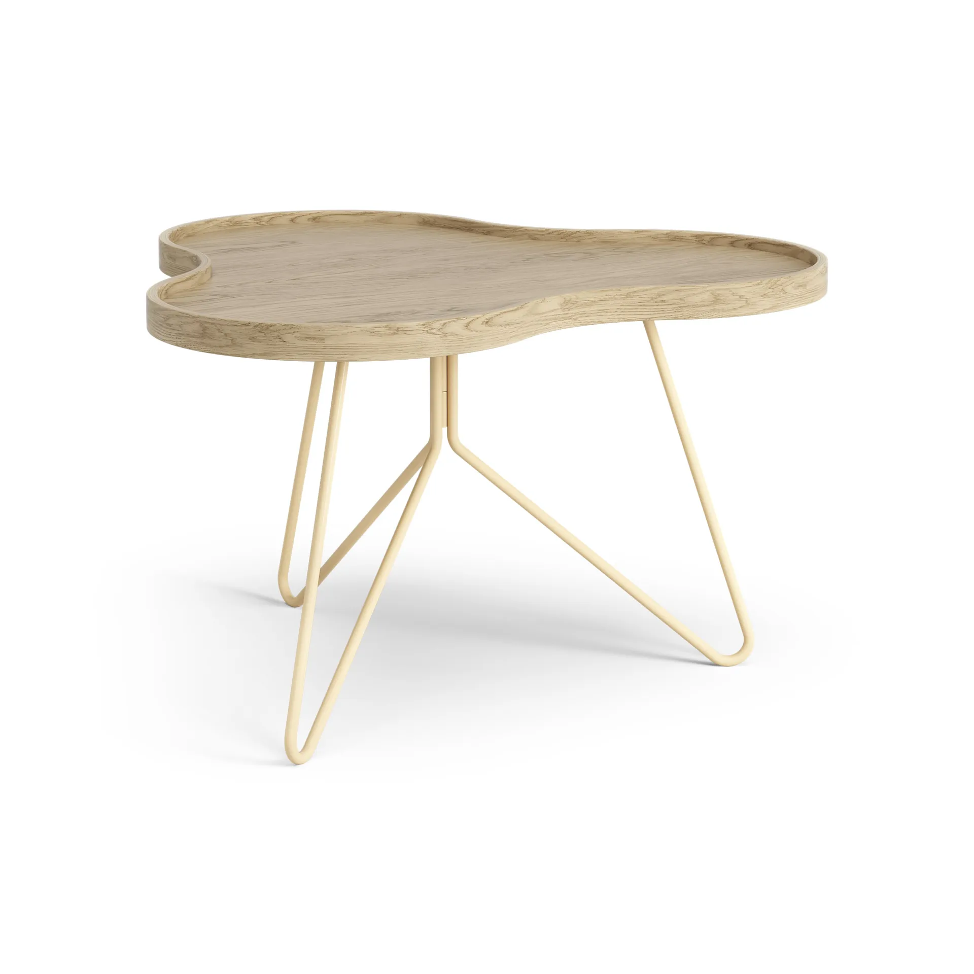 Flower mono tafel 62 x 66cm, H39cm Eik gelakt Swedese