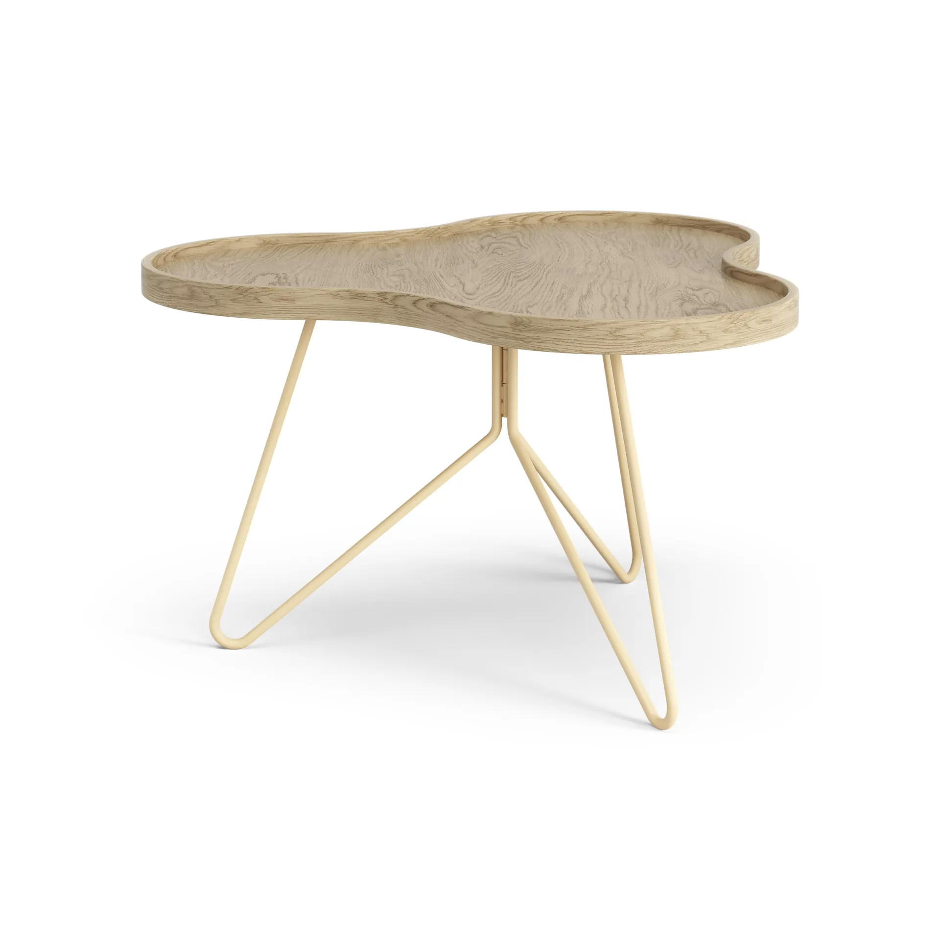 Flower mono tafel 62 x 66cm, H39cm Eik gelakt Swedese