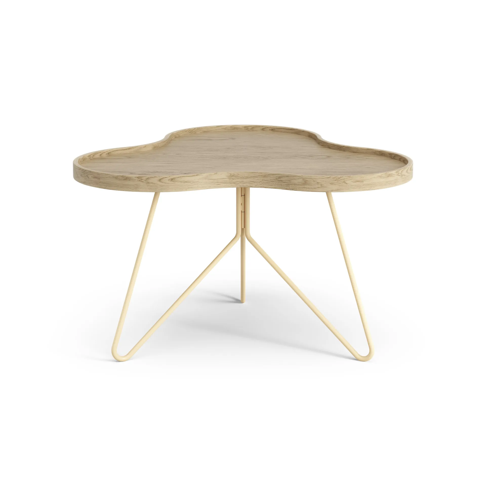 Flower mono tafel 62 x 66cm, H39cm Eik gelakt Swedese