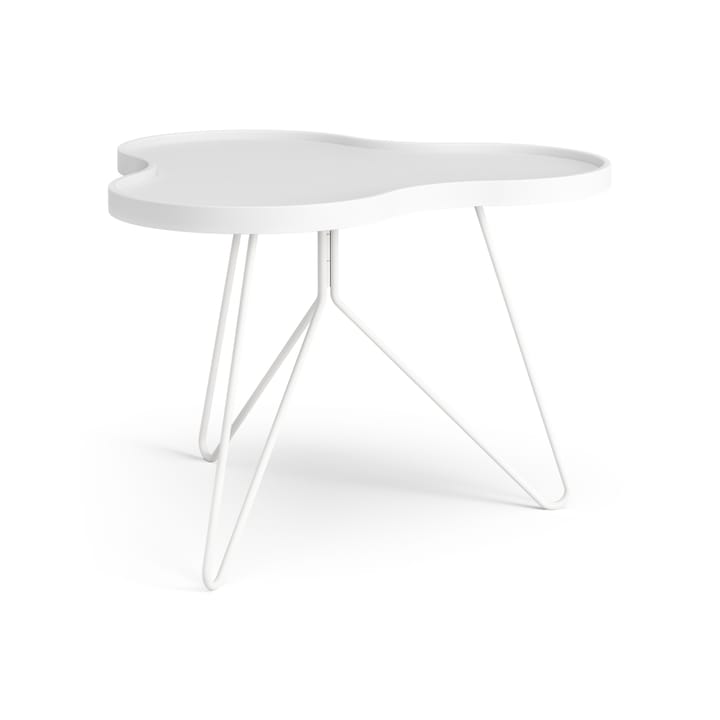 Flower mono tafel 62 x 66cm - H45 cm Es wit glanzend - Swedese