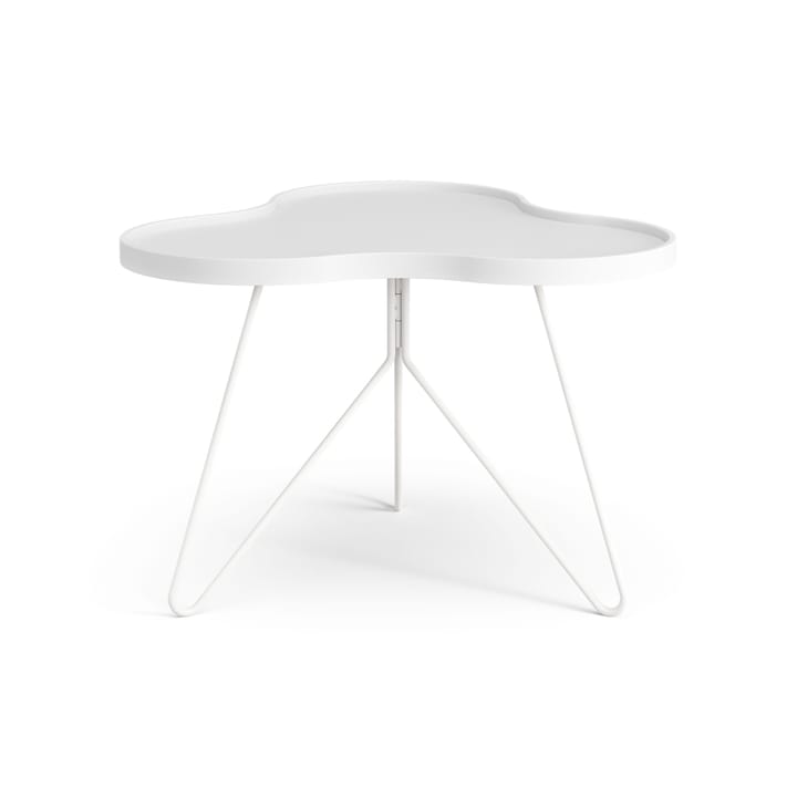 Flower mono tafel 62 x 66cm - H45 cm Es wit glanzend - Swedese