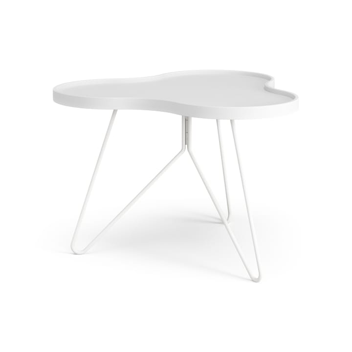 Flower mono tafel 62 x 66cm, H45 cm Es wit glanzend Swedese